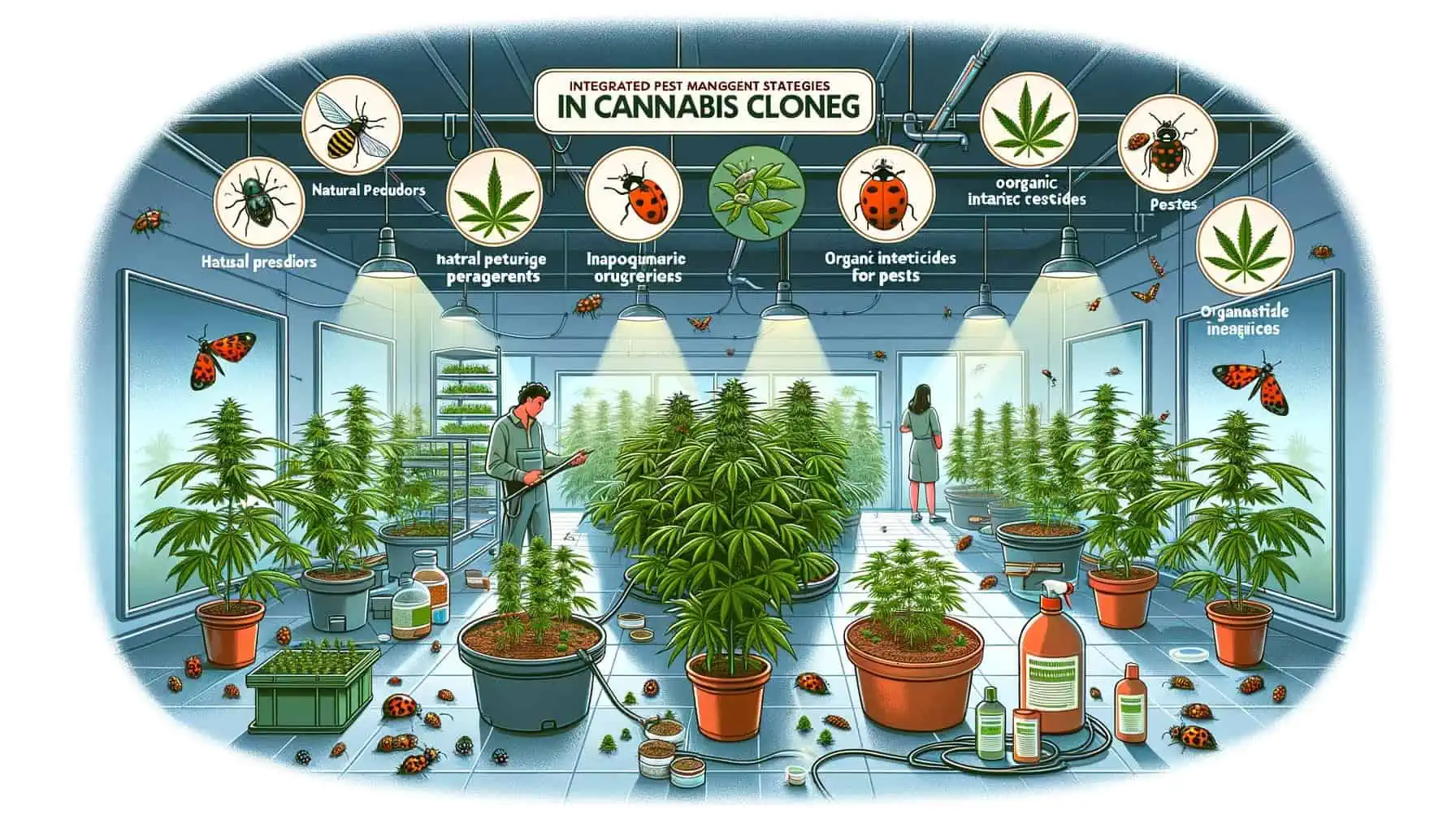 Integrated Pest Management in Cloning Cannabis