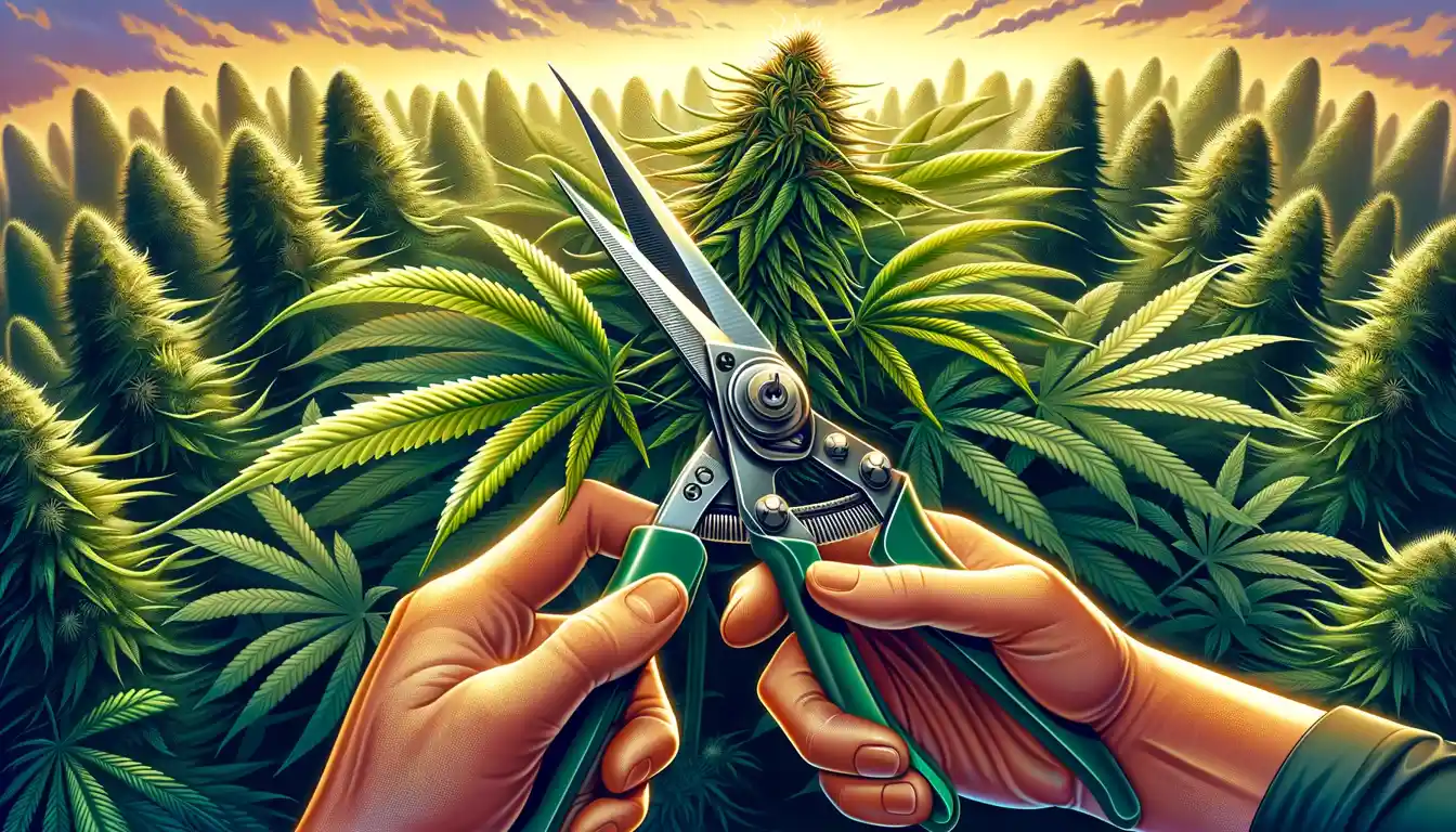 Trimming Cannabis Image